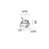 Wever & Ducré Bliek Round Petit 1.0 Spot encastré