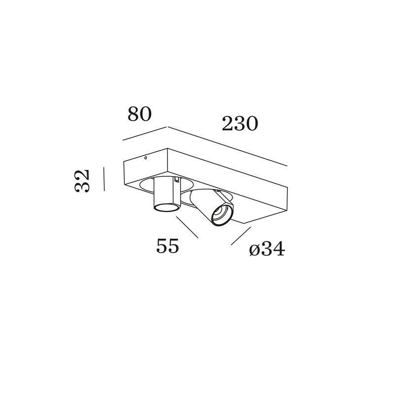 Wever & Ducré Bliek Petit Surface 2.0 Plafonnier