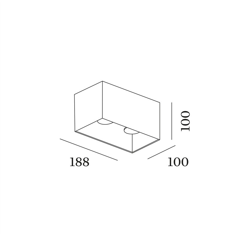 Wever & Ducré Box 2.0 LED Plafonnier