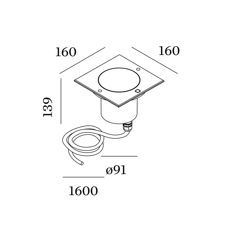 Wever & Ducré Chart 1.6 Bodenlampe
