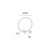 Wever & Ducré Finlin Round Wall 1.0 Applique