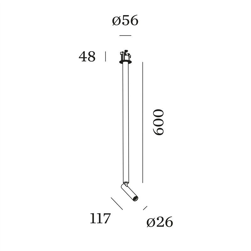 Wever & Ducré Match Stick Trimless 1.0 Spot encastré