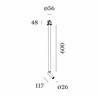 Wever & Ducré Match Stick Trimless 1.0 Spot encastré