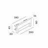 Wever & Ducré Reto Outdoor 2.0 Wandlampe