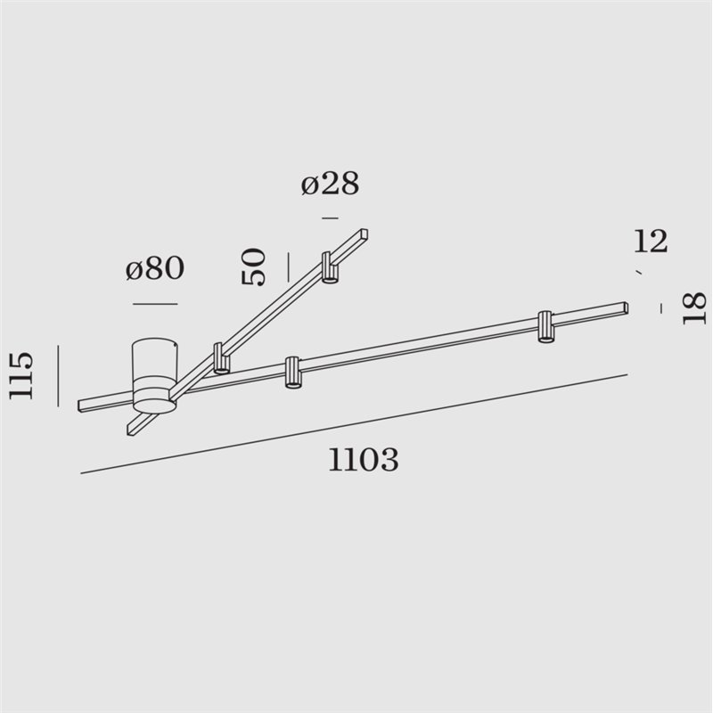 Wever & Ducré Trace Spin 1.0 Plafonnier