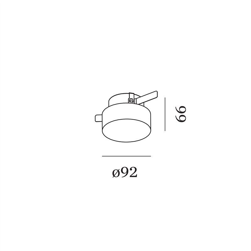 Wever & Ducré Mirbi IP44 1.0 Spot encastré