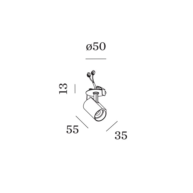 Wever & Ducré Ceno 1.0 blade springs Spot encastré