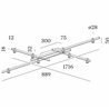 Wever & Ducré Trace Grid 1.0 Deckenlampe