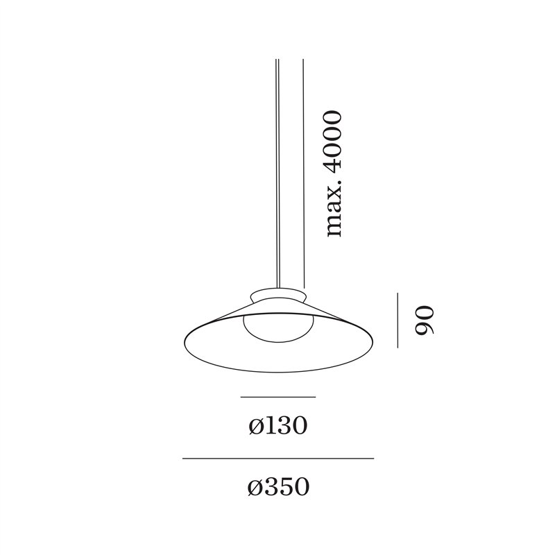 Wever & Ducré Clea Suspended 1.0 Hängelampe