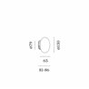 Wever & Ducré Perlez ClIP IP44 1.0 Wandlampe