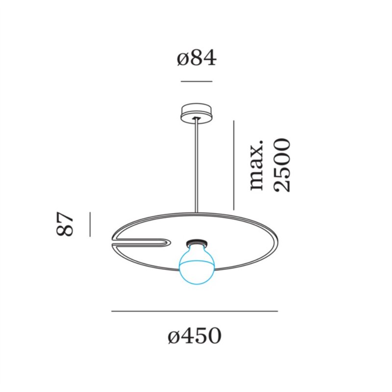 Wever & Ducré Mirro Soft Suspended 2.0 Lampe à suspension