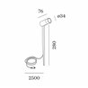 Wever & Ducré Geo 1.0 Lampadaire extérieur