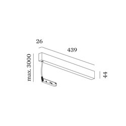 Wever & Ducré Ceiling Driver 100W Strex System | Suspended