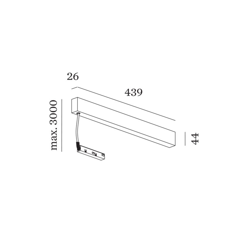 Wever & Ducré Ceiling Driver 150W Strex System | Suspended