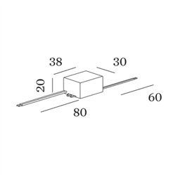 Wever & Ducré Driver 4.5W | 350 Ma | 8-12V | Phase-Cut Dim | IP44