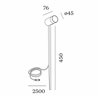 Wever & Ducré GEO 2.0 Lampadaire extérieurs