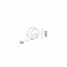 Wever & Ducré RETO ROUND WALL SURFACE OUTDOOR 0.8 Applique