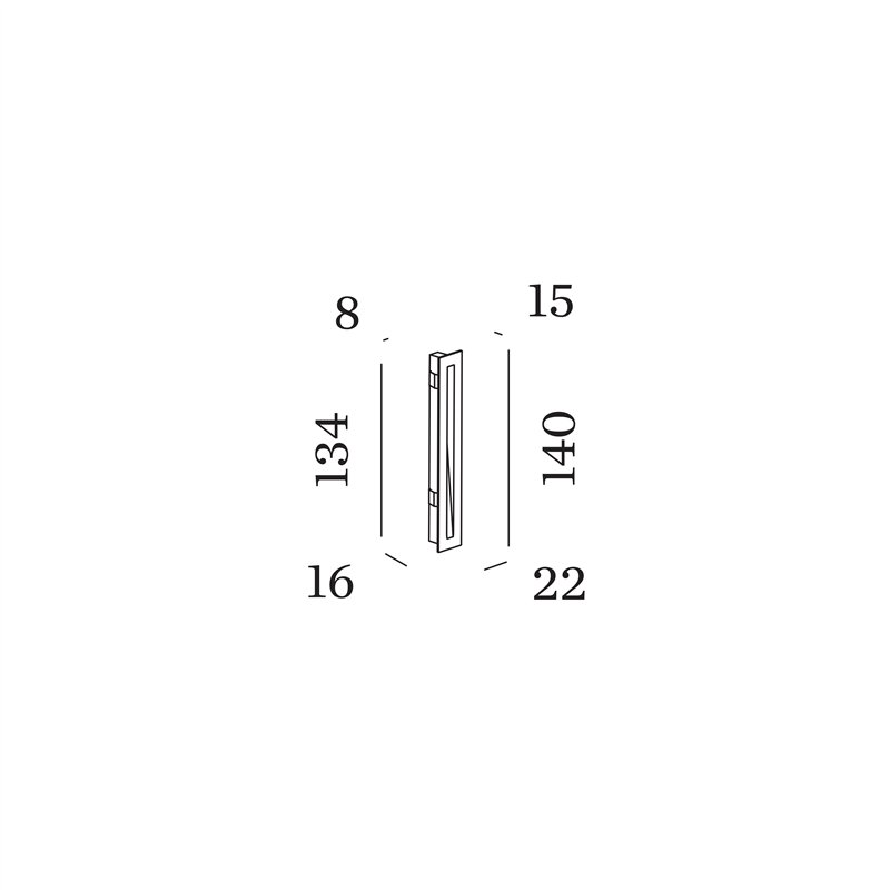 Wever & Ducré STRIPE SLIM 1.4 Applique