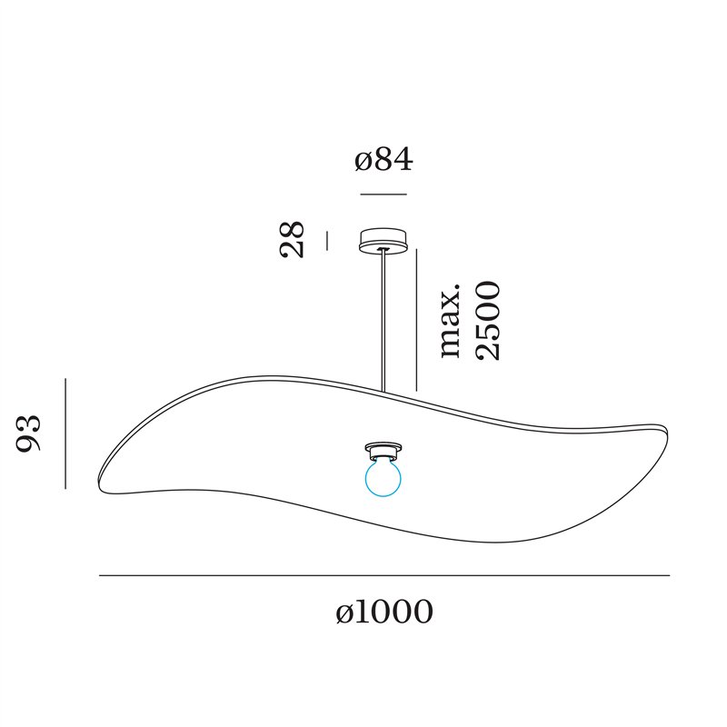 Wever & Ducré WAVE SOFT 3.0 Lampe à suspension