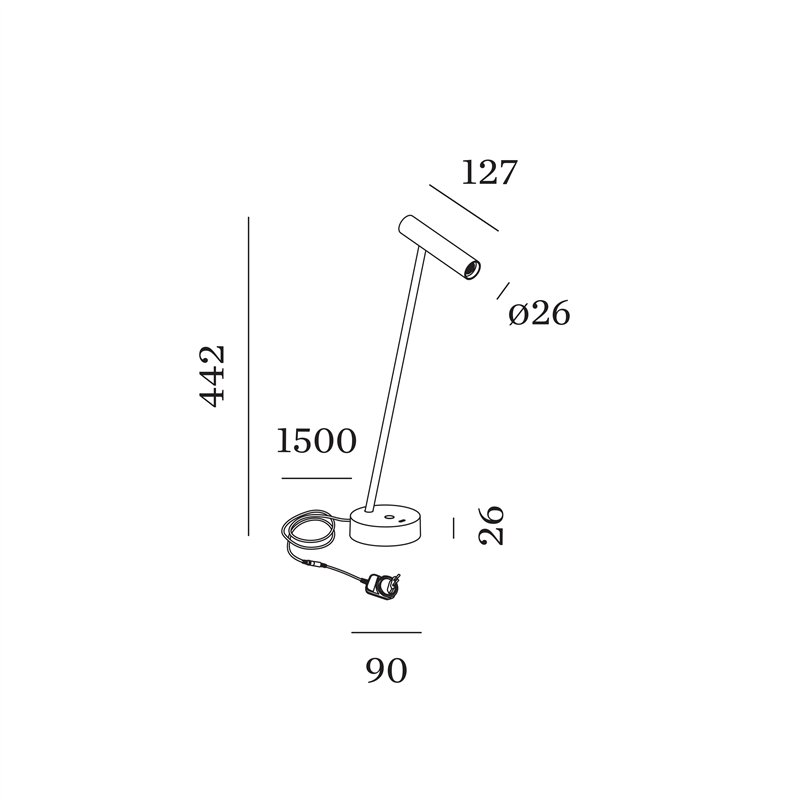 Wever & Ducré MATCH TABLE 1.0 Tischlampe