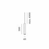 Wever & Ducré HEXO SUSPENDED mini 3.0 LED Hängelampe