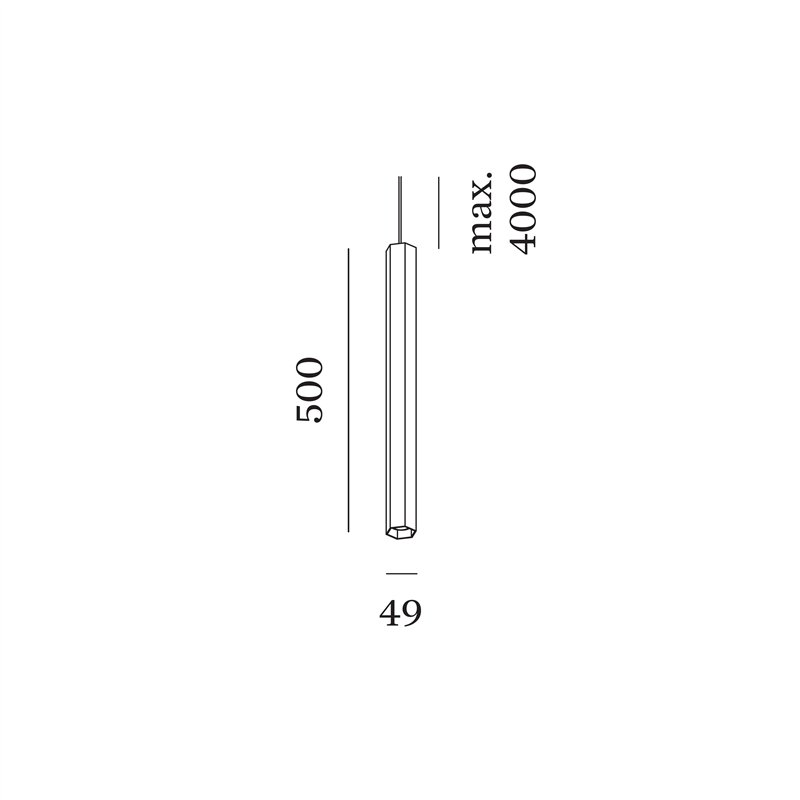Wever & Ducré HEXO SUSPENDED mini 5.0 PAR11 Lampe à suspension
