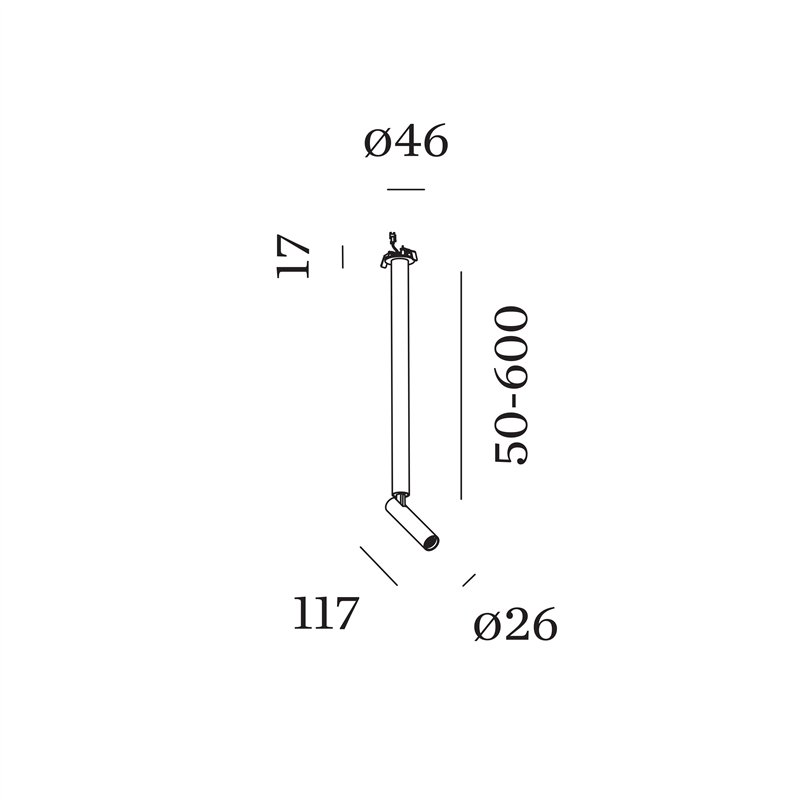 Wever & Ducré MATCH stick 1.0 Spot encastré