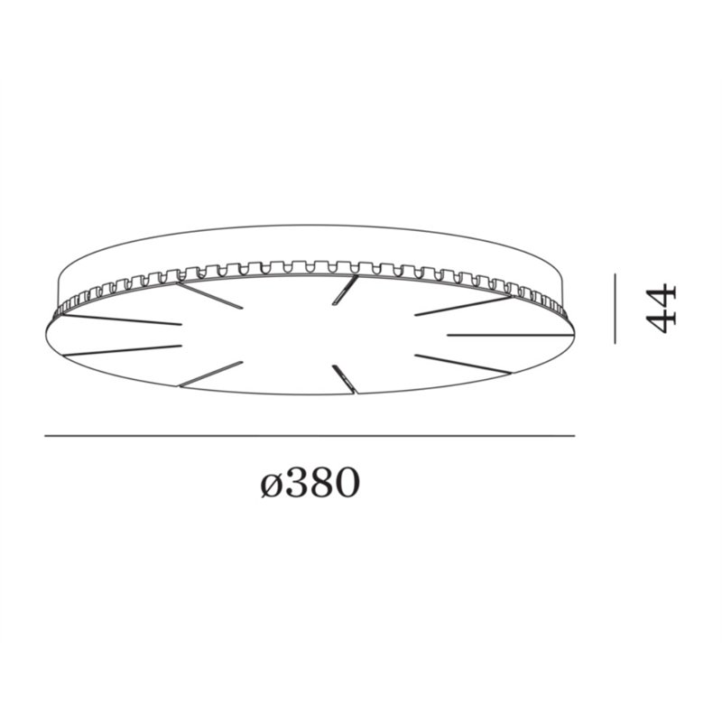 Wever & Ducré Susp Multiple Ceiling Base 3.9 Round