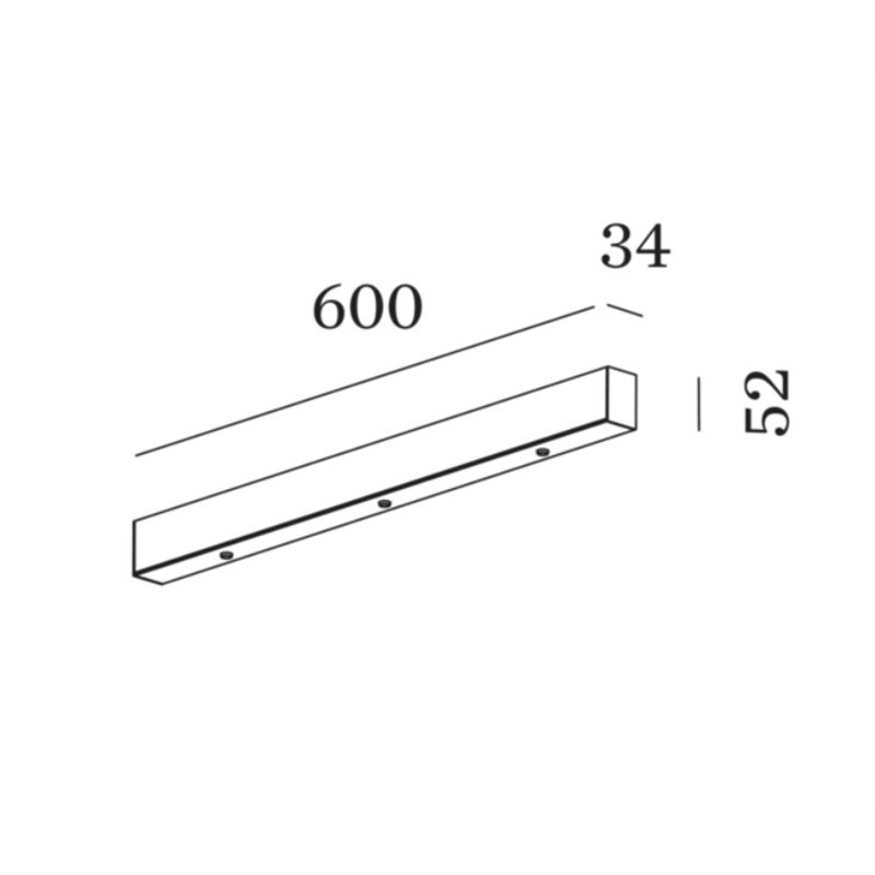 Wever & Ducré Susp Multiple Ceiling Base 2.3 Linear