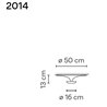 Vibia Funnel 50 Led plafonnier