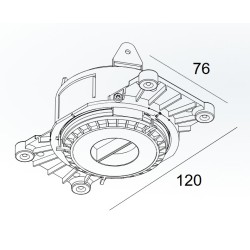 Delta Light MOUNTING KIT R53 TRIMLESS O.F.A.