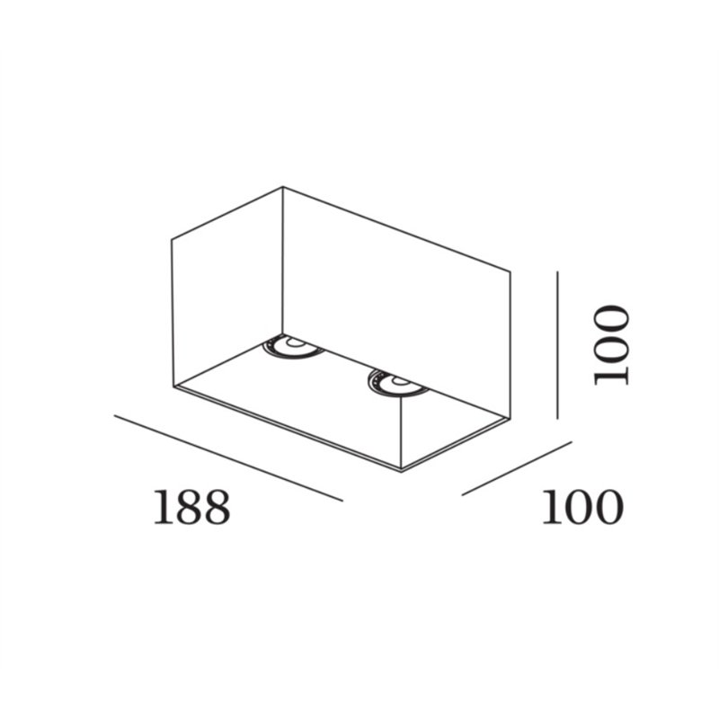 Wever & Ducré BOX 2.0 PAR16 Plafonnier