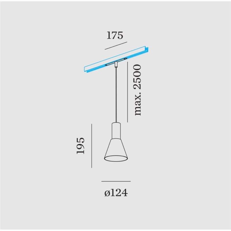 Wever & Ducré ODREY on STREX 1.4 LED éclairage sur rail