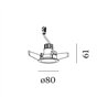 Wever & Ducré DEEP petit IQ 1.0 Spot encastré