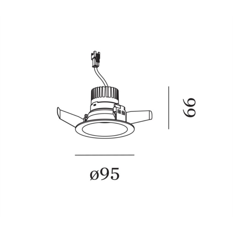 Wever & Ducré DEEP IQ 1.0 Spot encastré