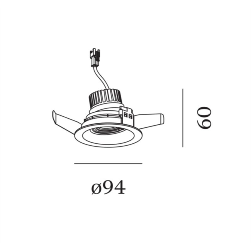 Wever & Ducré DEEP ADJUST IQ 1.0 Spot encastré