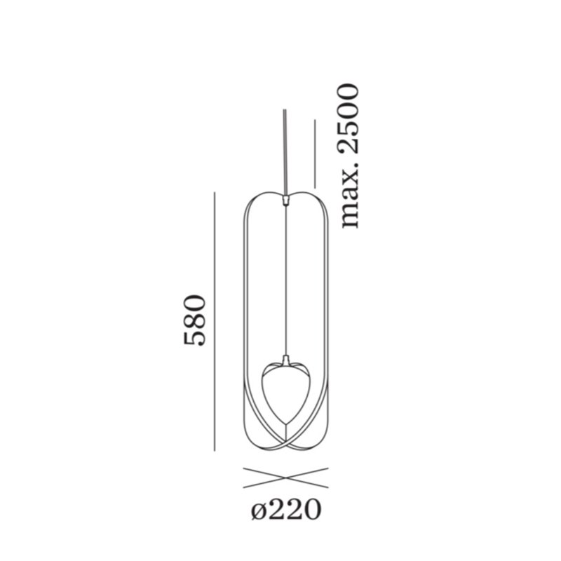Wever & Ducré SOLLI COCOON 1.0 Lampe à suspension