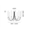 Wever & Ducré OPLIA CHANDELIER 2.0 Lampe à suspension