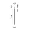 Wever & Ducré FLYRA vertical 1.3 Lampe à suspension