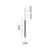 Wever & Ducré TRACE suspended 5.0 LED Lampe à suspension