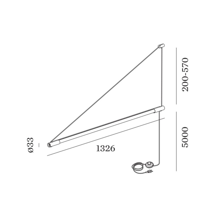 Wever & Ducré DARF wall 3.1 Wandlampe