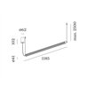 Wever & Ducré FLYRA horizontal 1.2 Hängelampe