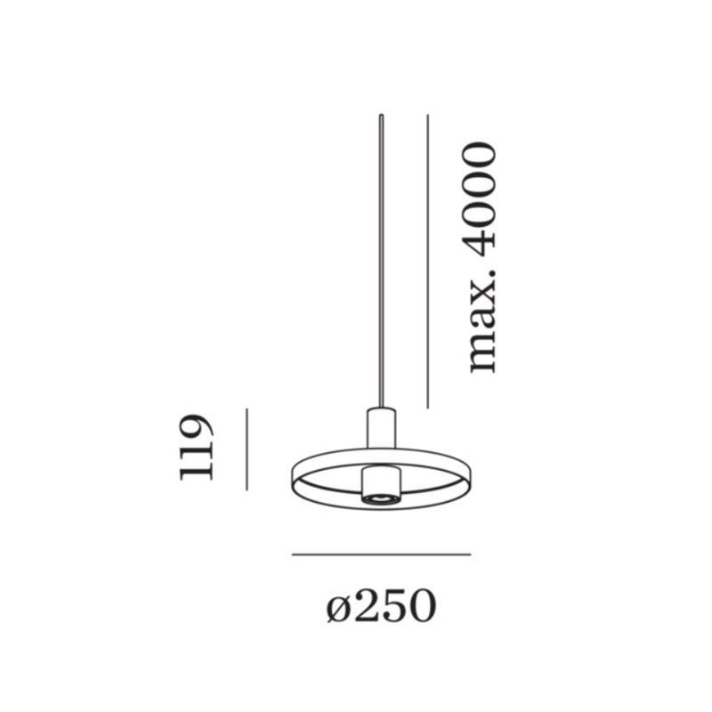 Wever & Ducré ODREY 1.2 LED Hängelampe