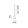 Wever & Ducré ODREY 1.3 LED Lampe à suspension