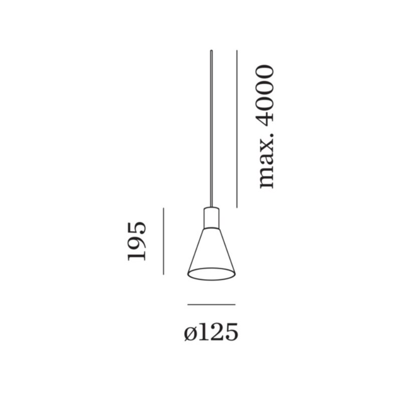 Wever & Ducré ODREY 1.4 LED Lampe à suspension