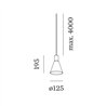 Wever & Ducré ODREY 1.4 LED Lampe à suspension
