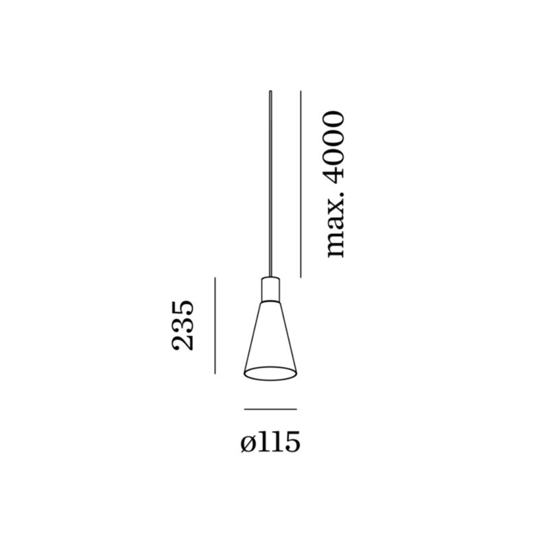 Wever & Ducré ODREY 1.5 LED Lampe à suspension