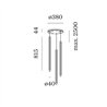 Wever & Ducré FLYRA vertical 3.1 Lampe à suspension