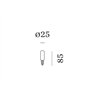 Wever & Ducré T25-85 LED 2500 E14 lamp