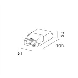 Wever & Ducré DRIVER 350mA 10W 13-26V PHASE CUT DIM WT | MULTIPACK